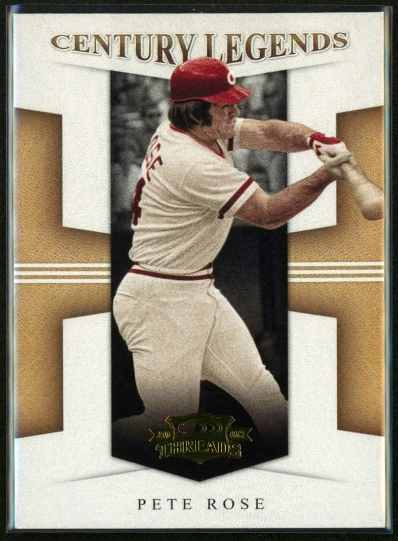 2008 Donruss Threads #CL-14 Pete Rose Century Legends