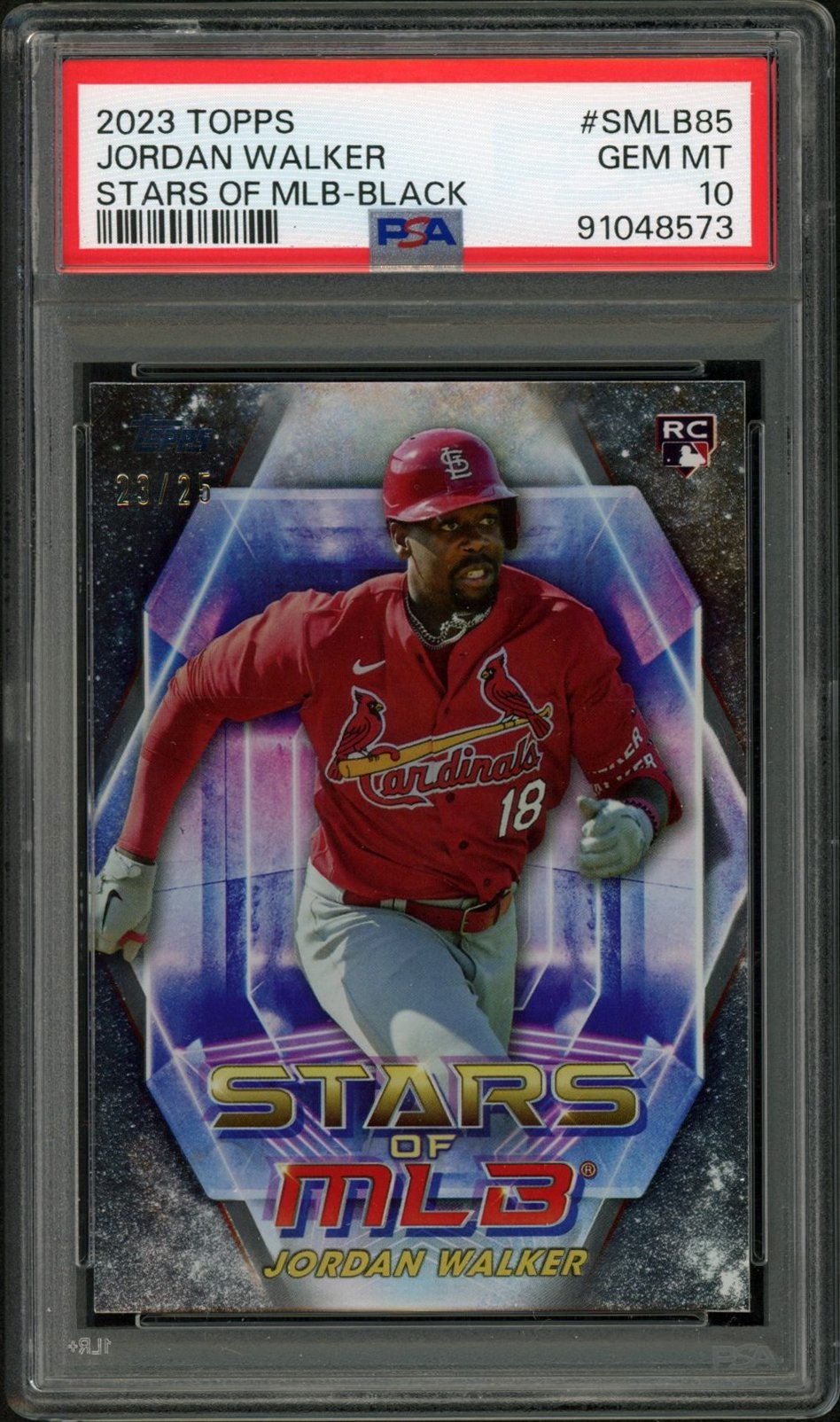2023 Topps SMLB85 Jordan Walker Stars of MLB-Black PSA 10 — 91048573_1.jpg