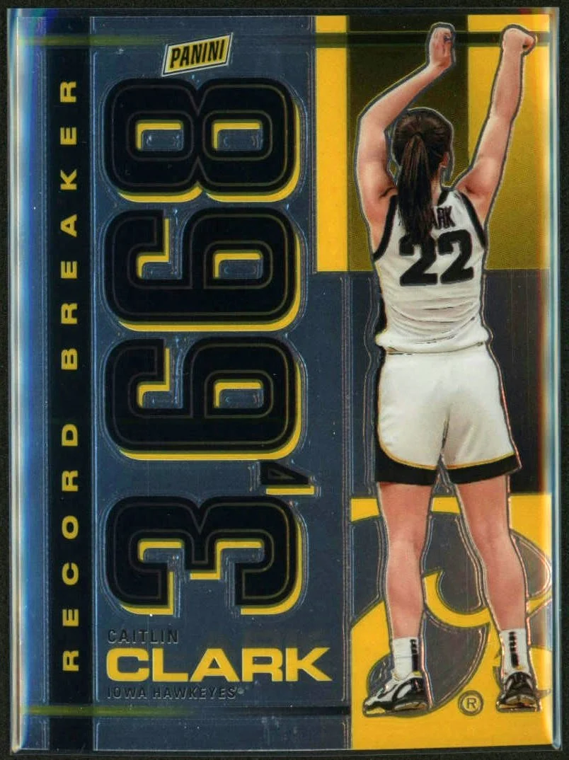 2023-24 Panini Caitlin Clark Collection #RB-CC Caitlin Clark Record Breaker