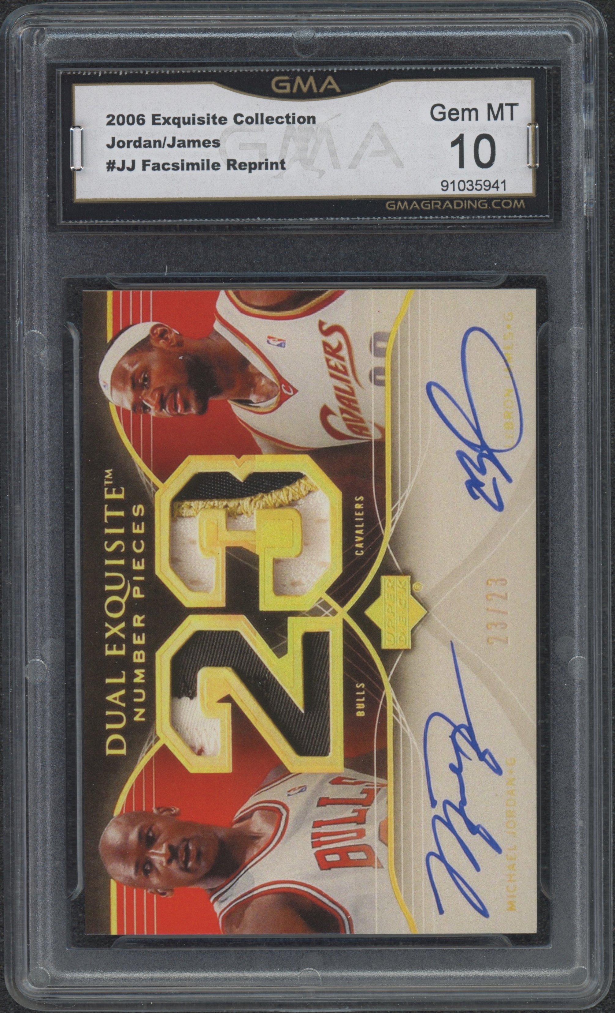 2006 Exquisite Collection Jordan:James #JJ Facsimile Reprint GMA 10_1.jpeg