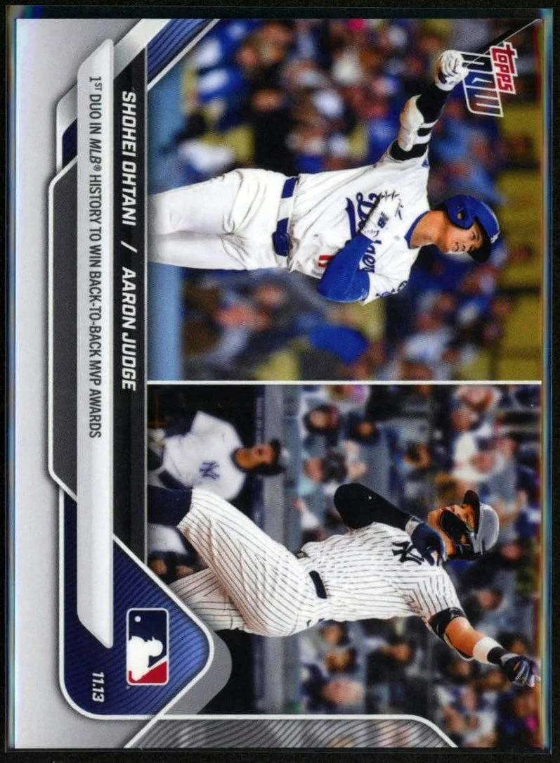 2025 Topps Now #OS-9 Shohei Ohtani / Aaron Judge