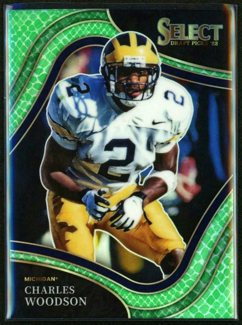2022 Select Draft Picks Field Level #167 Charles Woodson Dragon Scale Prizm