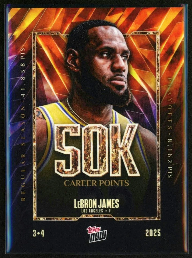 2024 Topps NOW #12 LeBron James 50K Career Points