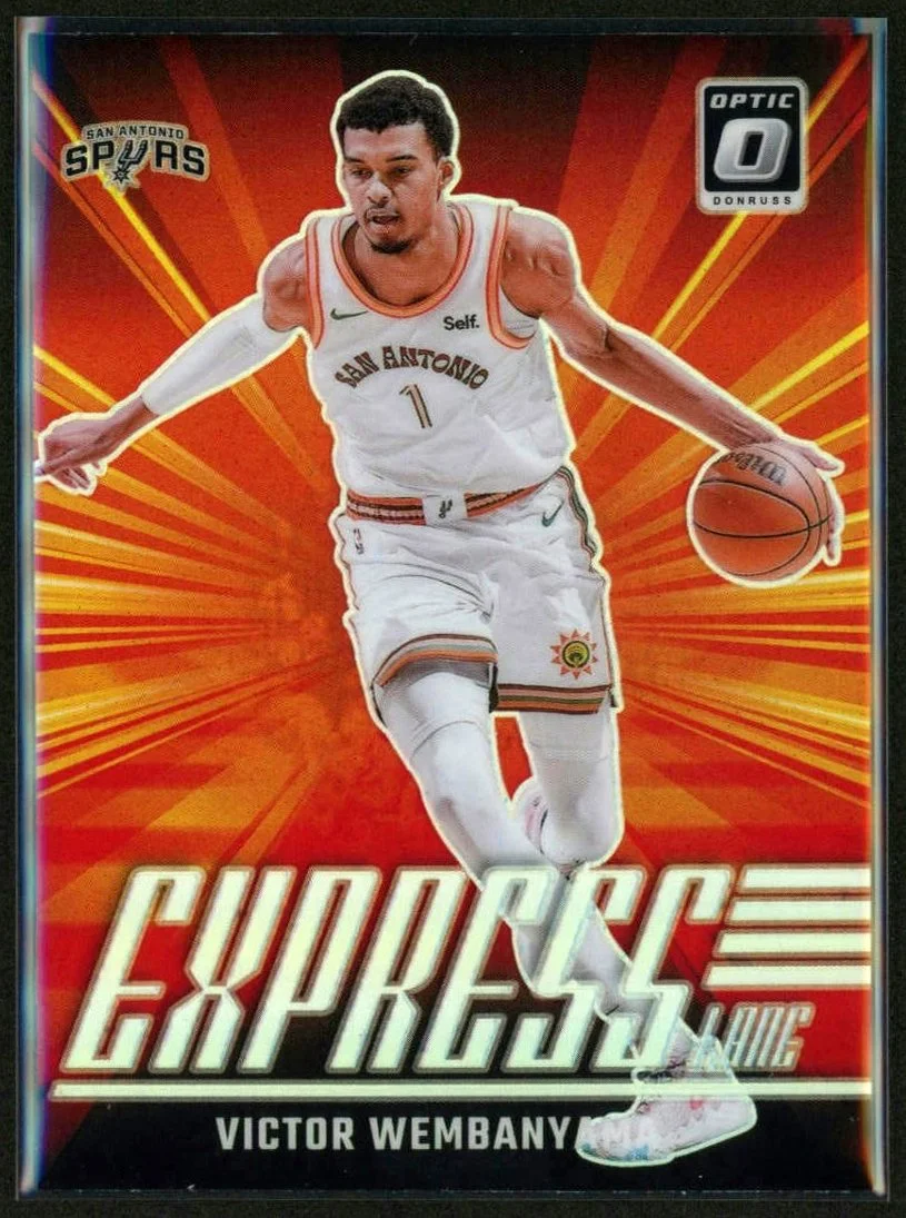 2024-25 Panini Donruss Optic Express Lane #19 Victor Wembanyama Holo Prizm
