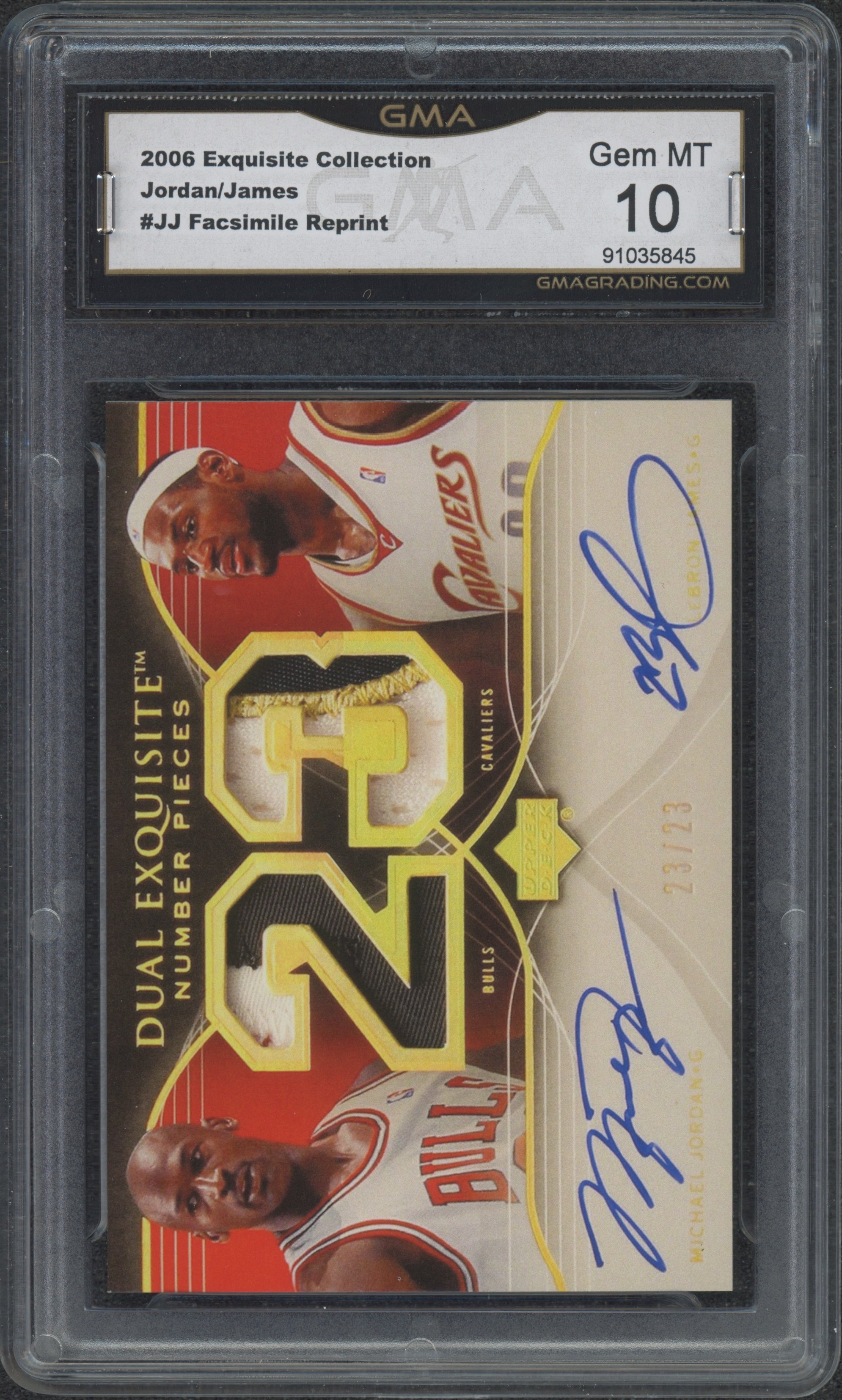 2006 Exquisite Collection Jordan:James #JJ Facsimile Reprint GMA 10_1.jpeg