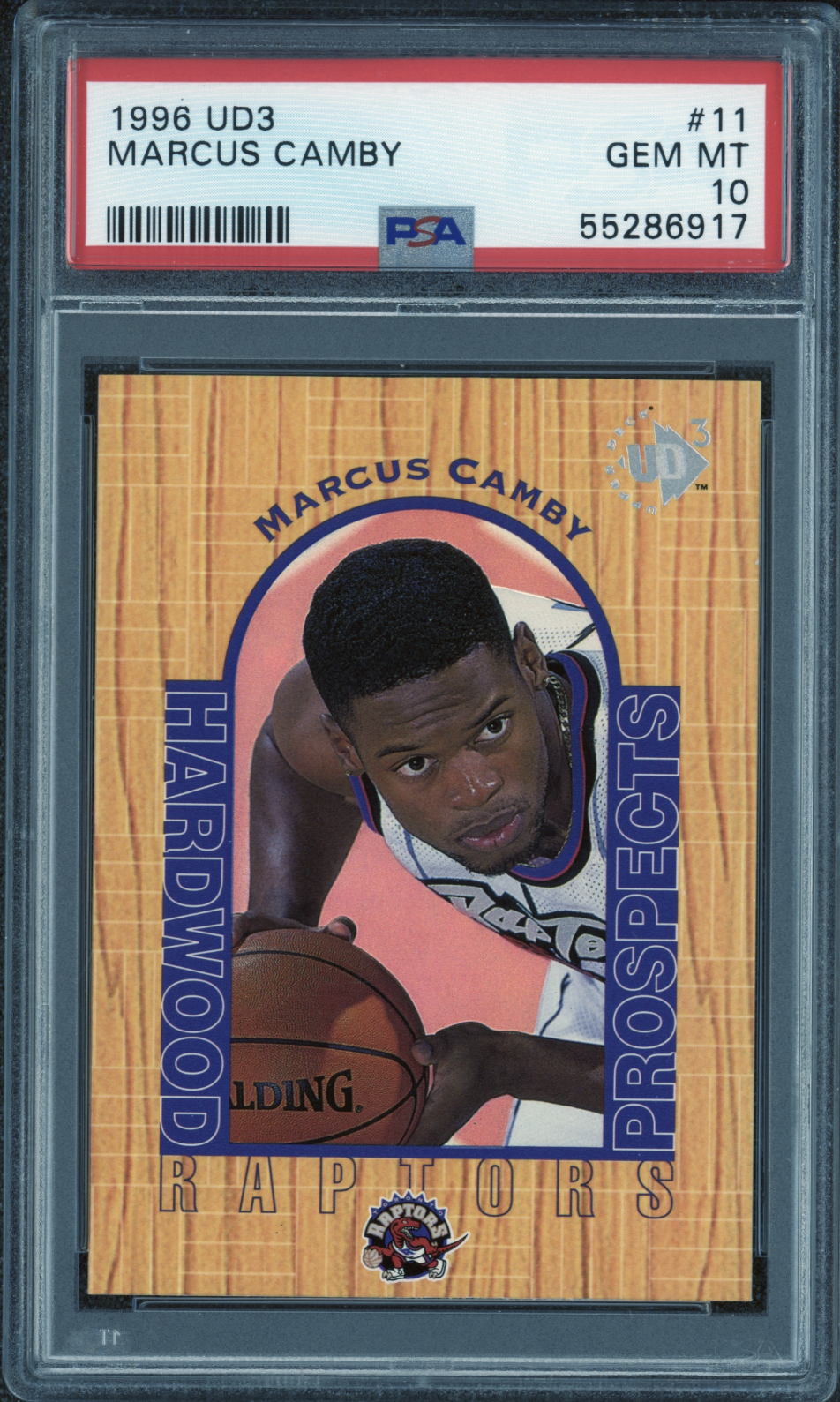1996 UD3 #11 Marcus Camby PSA 10