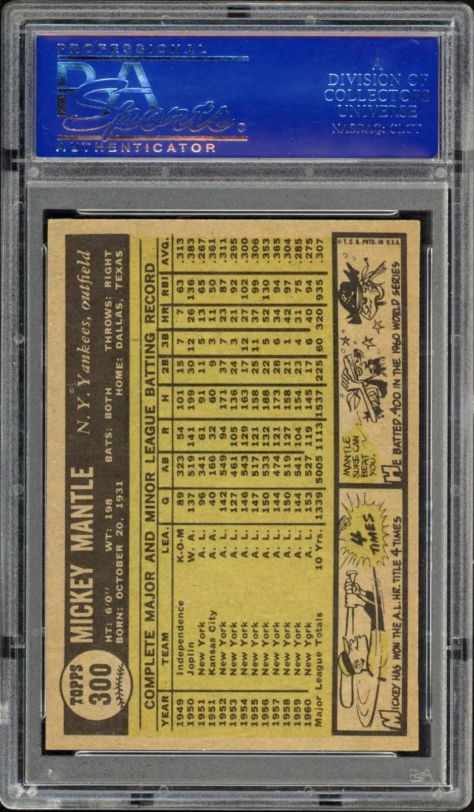 1961 Topps 300 Mickey Mantle PSA 6_2.jpg