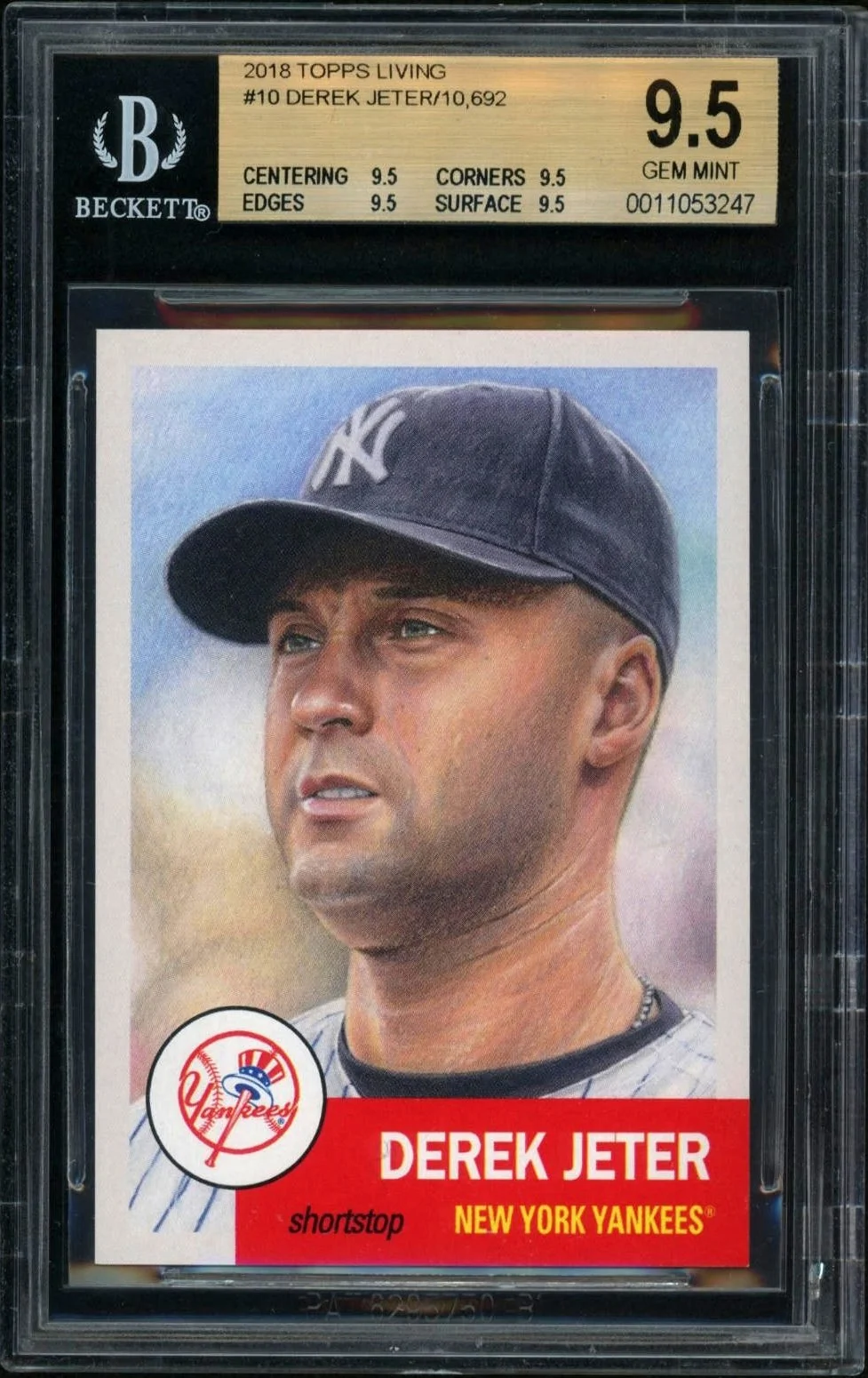 2018 Topps Living #10 Derek Jeter BGS 9.5_1.jpg