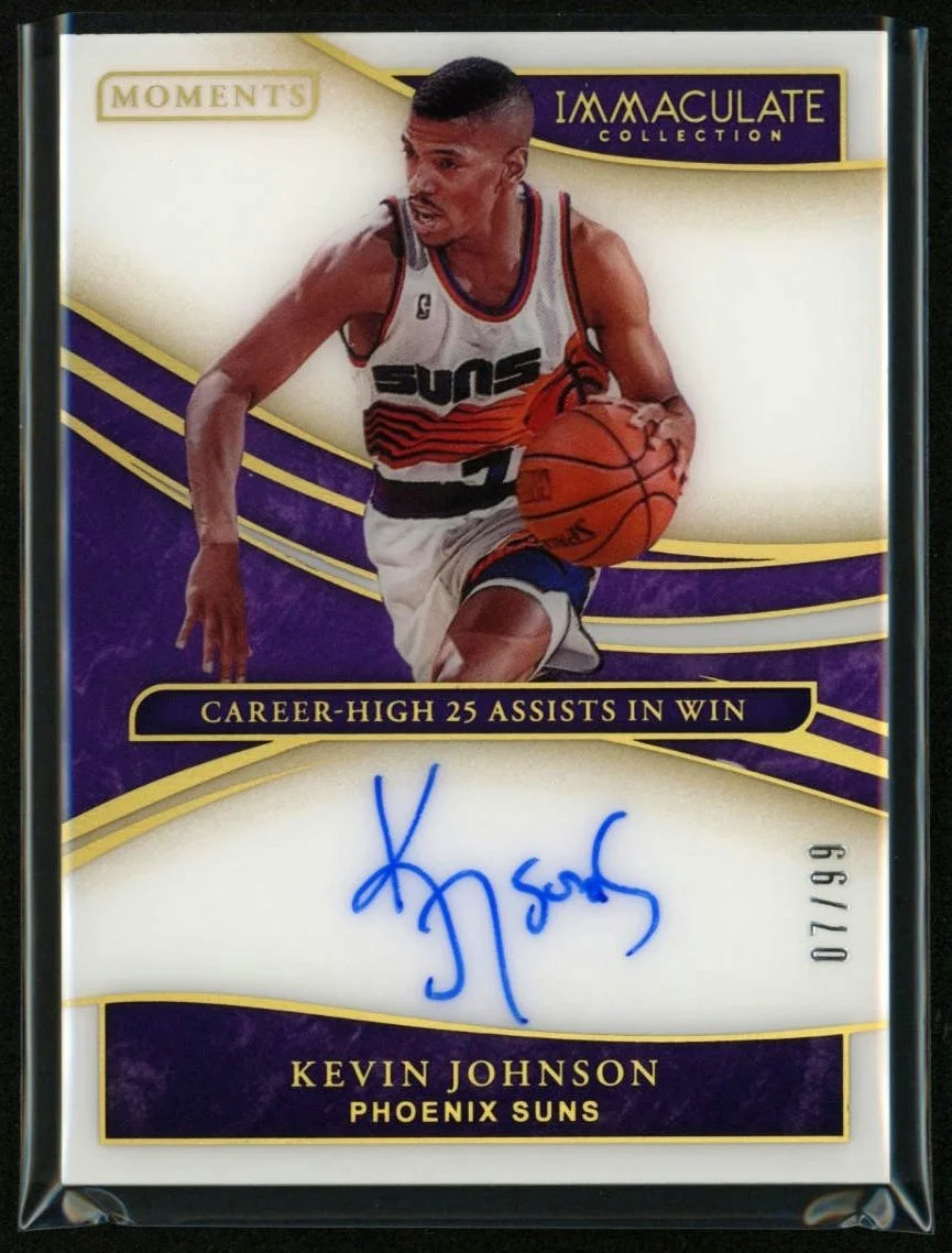 2019-20 Panini Immaculate Moments #IM-KJN Kevin Johnson 07/99