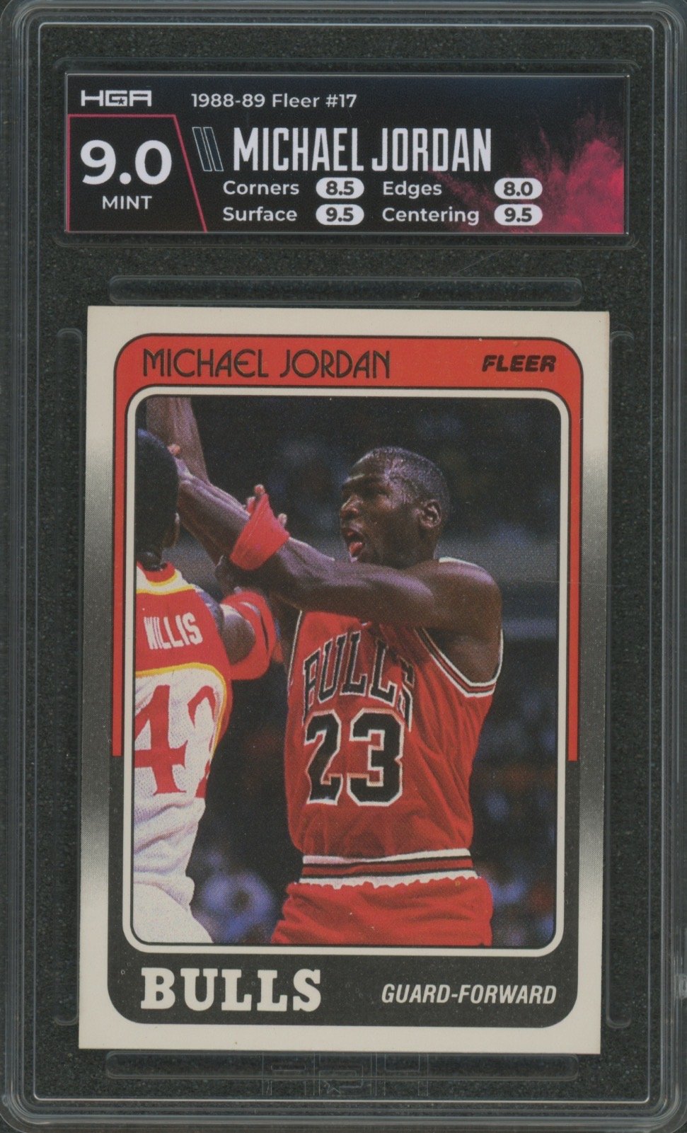 1989-90 Fleer #17 Michael Jordan HGA 9_1.jpeg