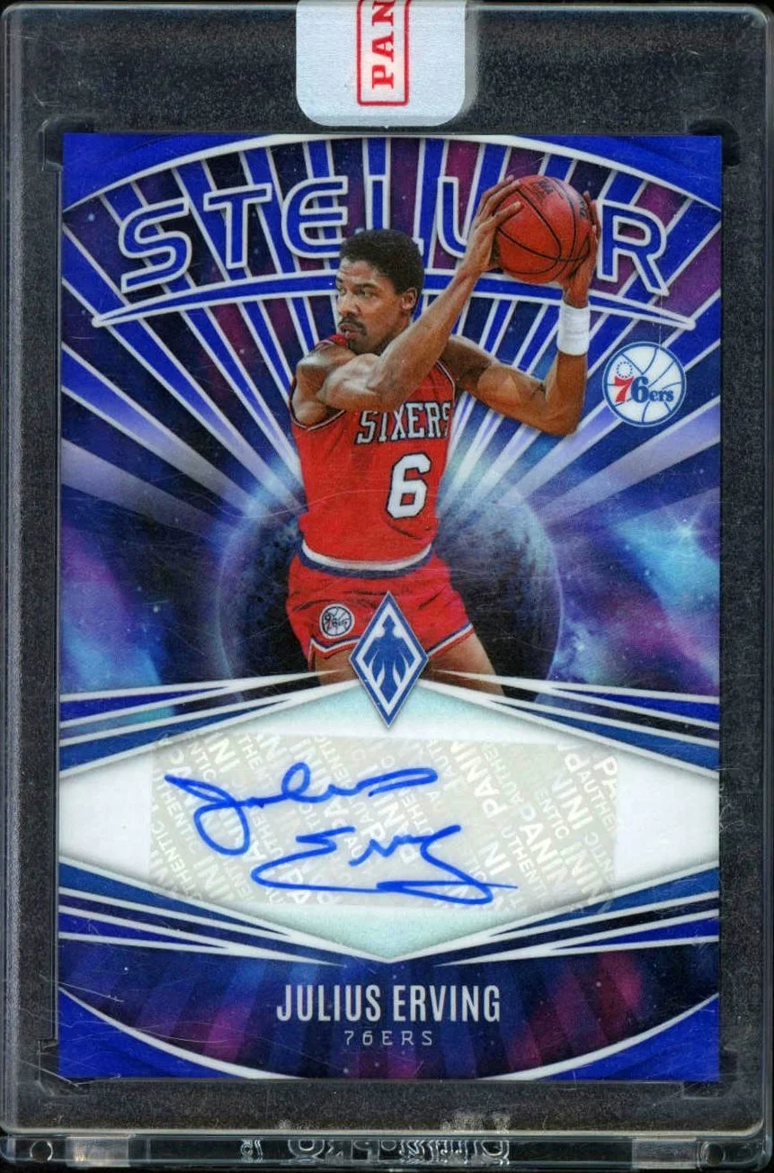 2023-24 Panini Phoenix Stellar Signatures #SS-JEV Julius Erving 15/25