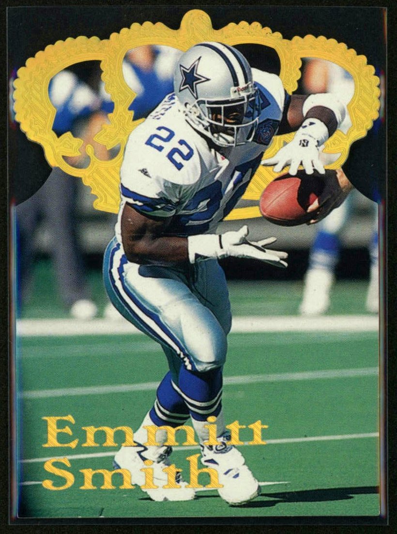 1995 Pacific #DC-3 Emmitt Smith Gold Crown Die Cuts