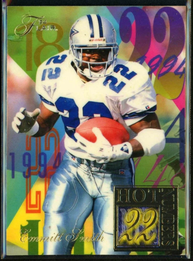 1994 Flair #13 Emmitt Smith Hot Numbers