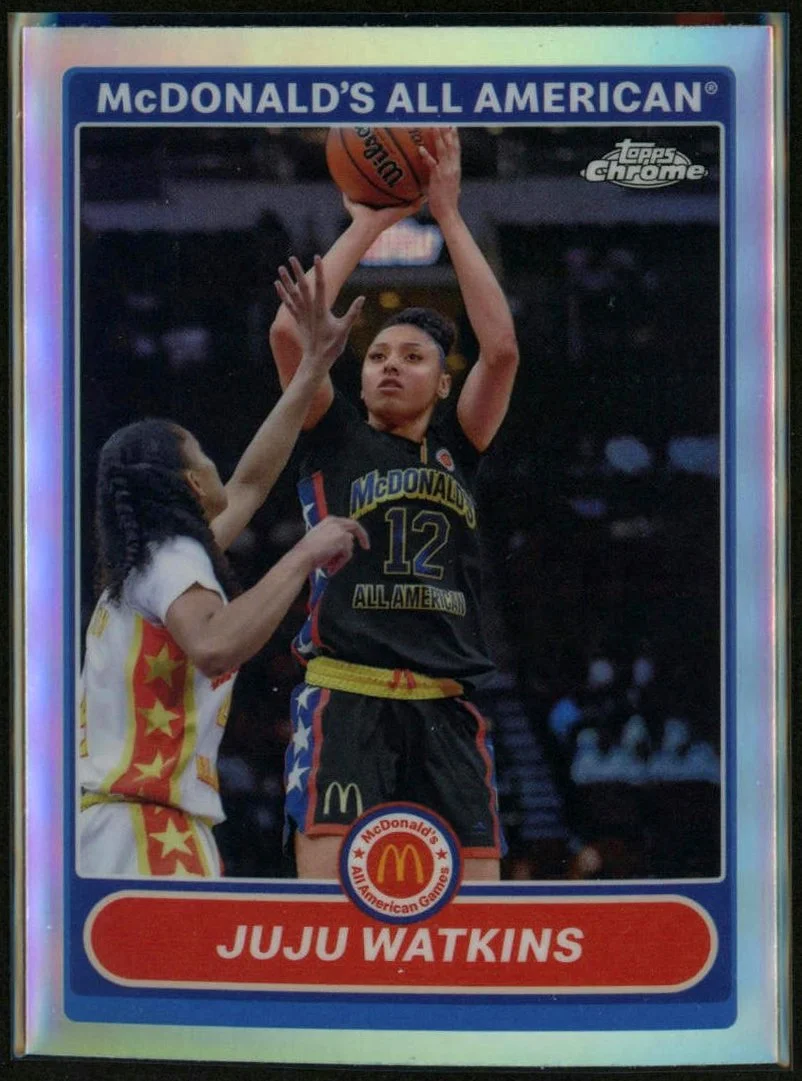 2023 Topps Chrome McDonalds #2K7-19 JuJu Watkins All American Silver Refractor