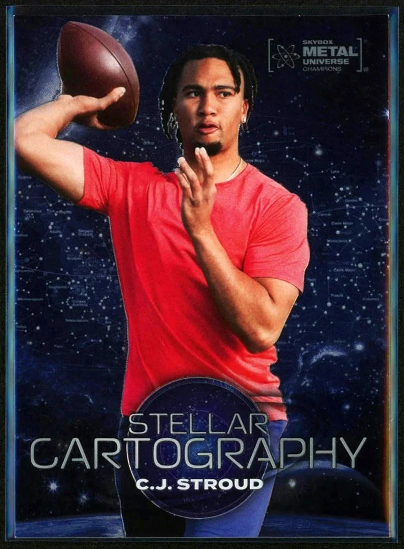 2024 Skybox Metal Universe Champions #111 C.J. Stroud Stellar Cartography