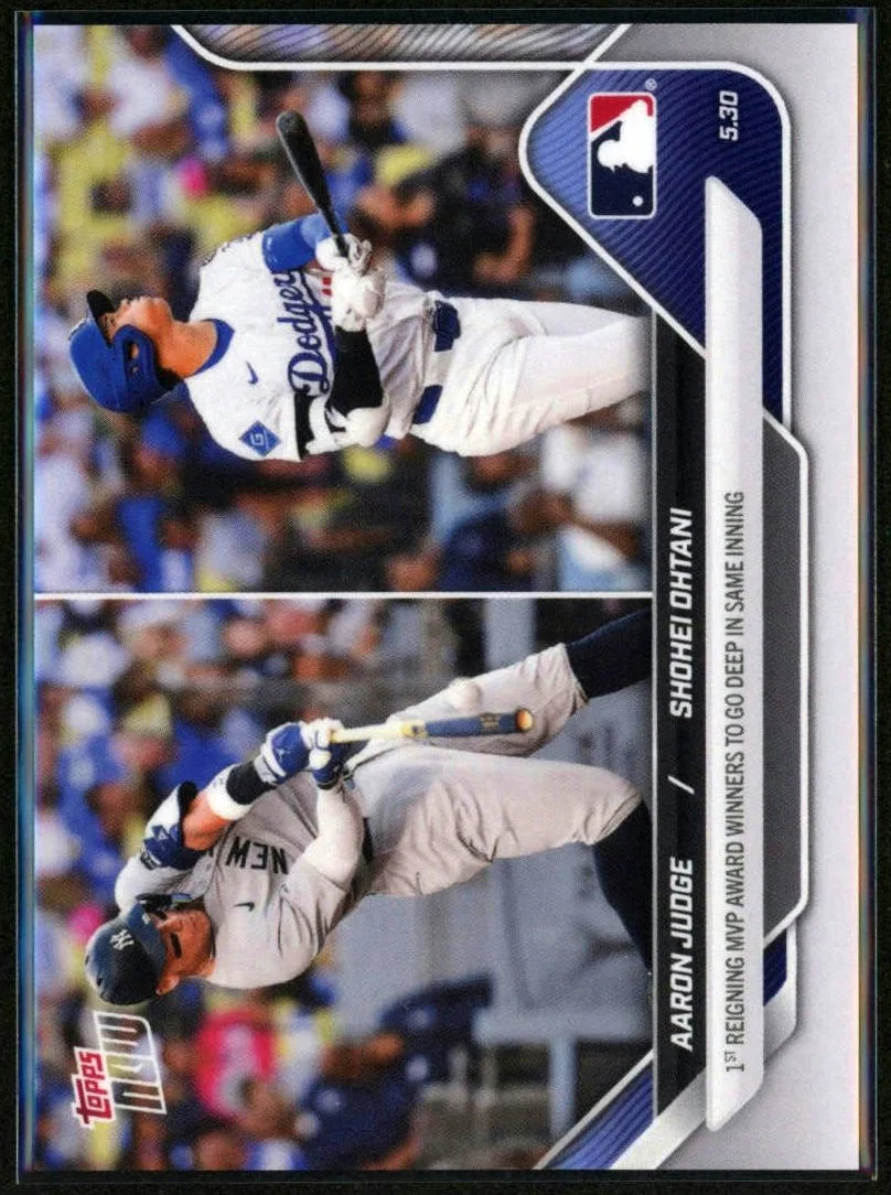 2025 Topps Now #239 Aaron Judge & Shohei Ohtani