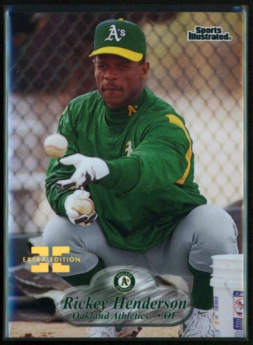 1998 Fleer Sports Illustrated Extra Edition #57 Rickey Henderson 054/250