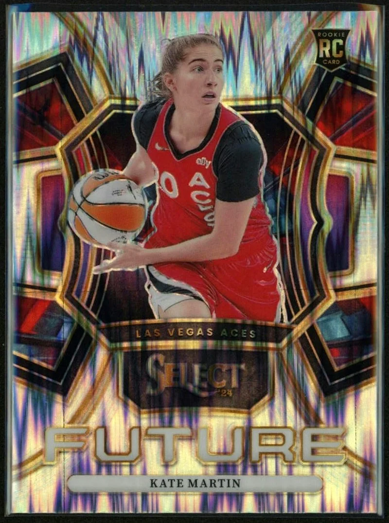 2024 Panini Select Future #5 Kate Martin Silver Flash Prizm