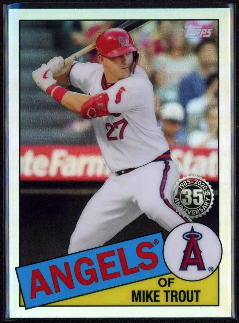 2020 Topps Chrome 35th Anniversary #85TC-1 Mike Trout Refractor