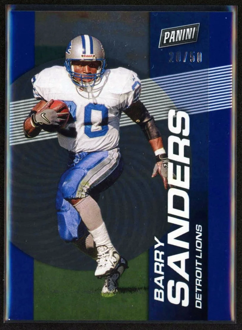 2023 Panini Player of the Day #62 Barry Sanders 20/50