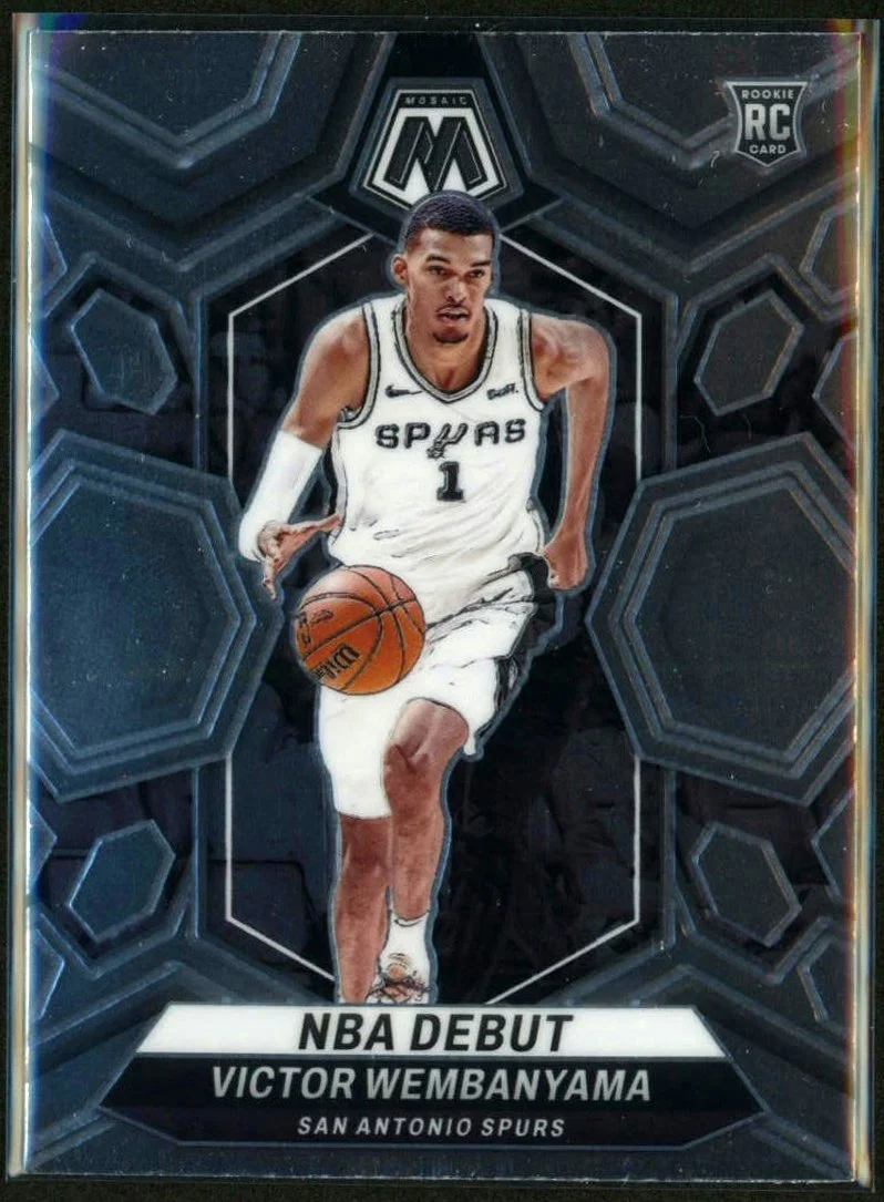 2023-24 Panini Mosaic NBA Debut #257 Victor Wembanyama RC