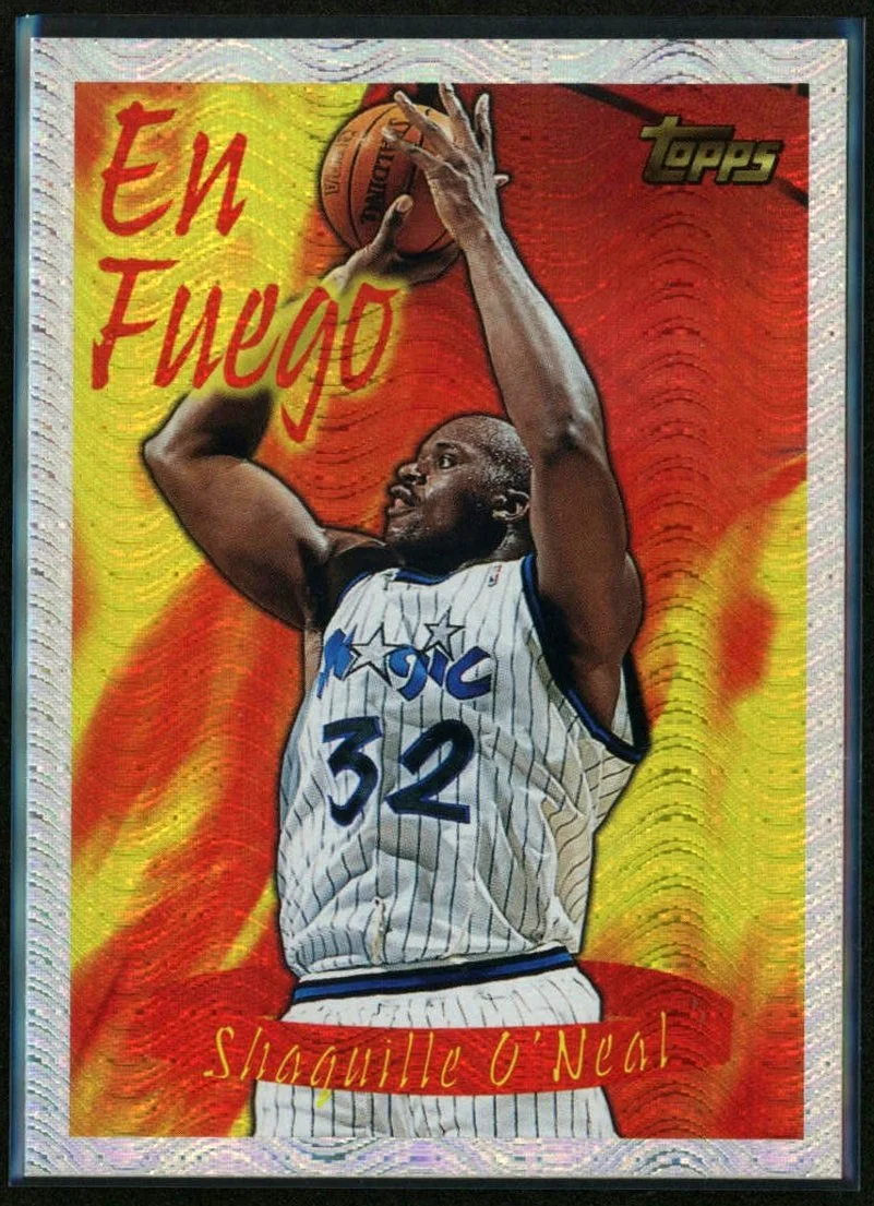 1996 Topps Season's Best #3 Shaquille O'Neal En Fuego