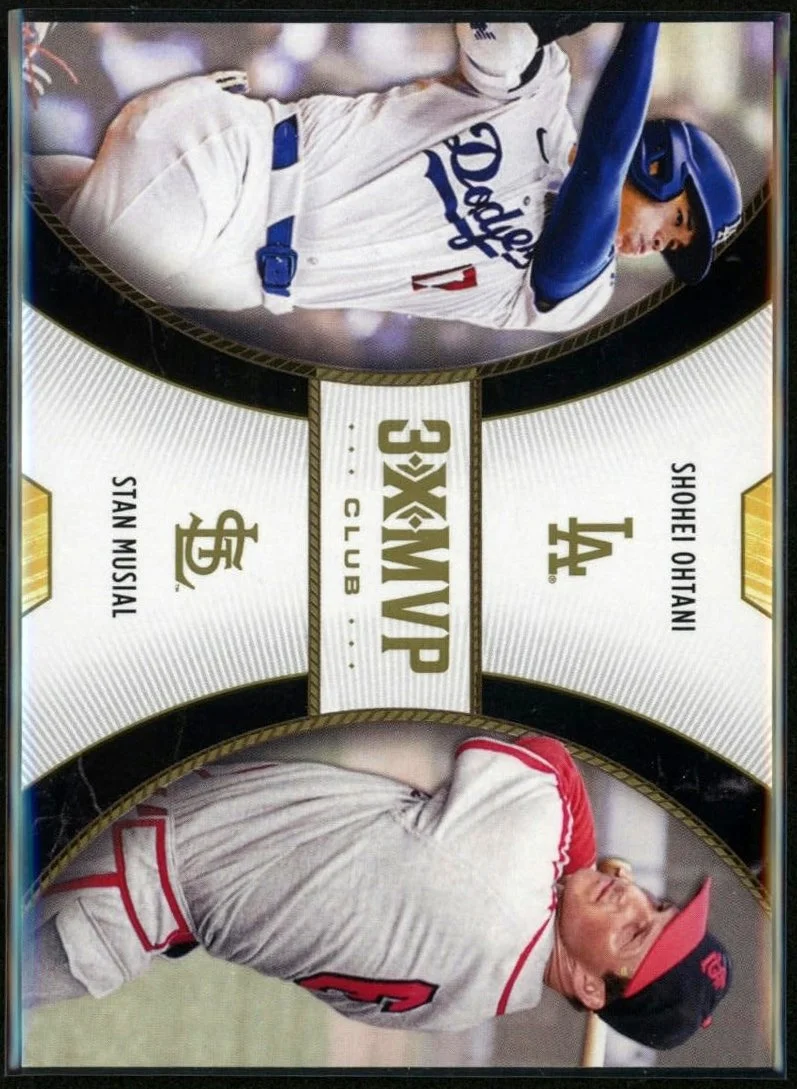 2025 Topps Welcome to the Club #D9 Shohei Ohtani & Stan Musial