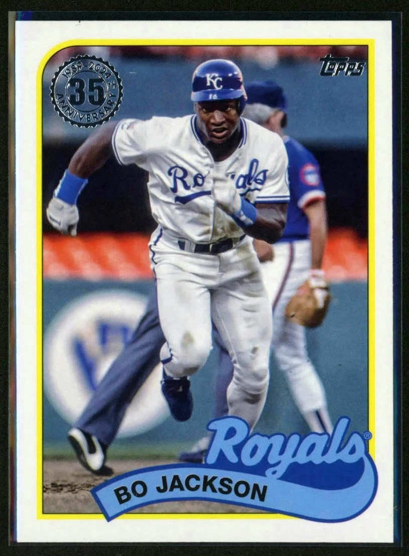 2024 Topps #89B-13 Bo Jackson 1989 Topps Baseball 35th Anniversary