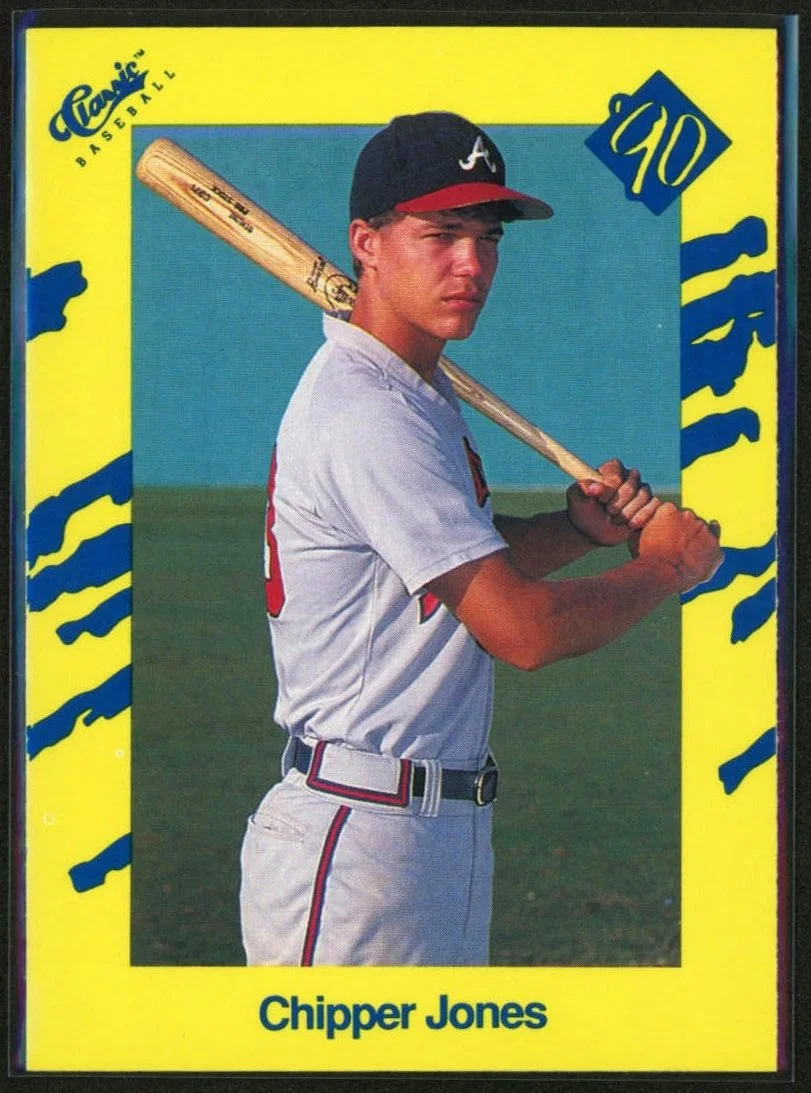 1990 Classic #T92 Chipper Jones RC