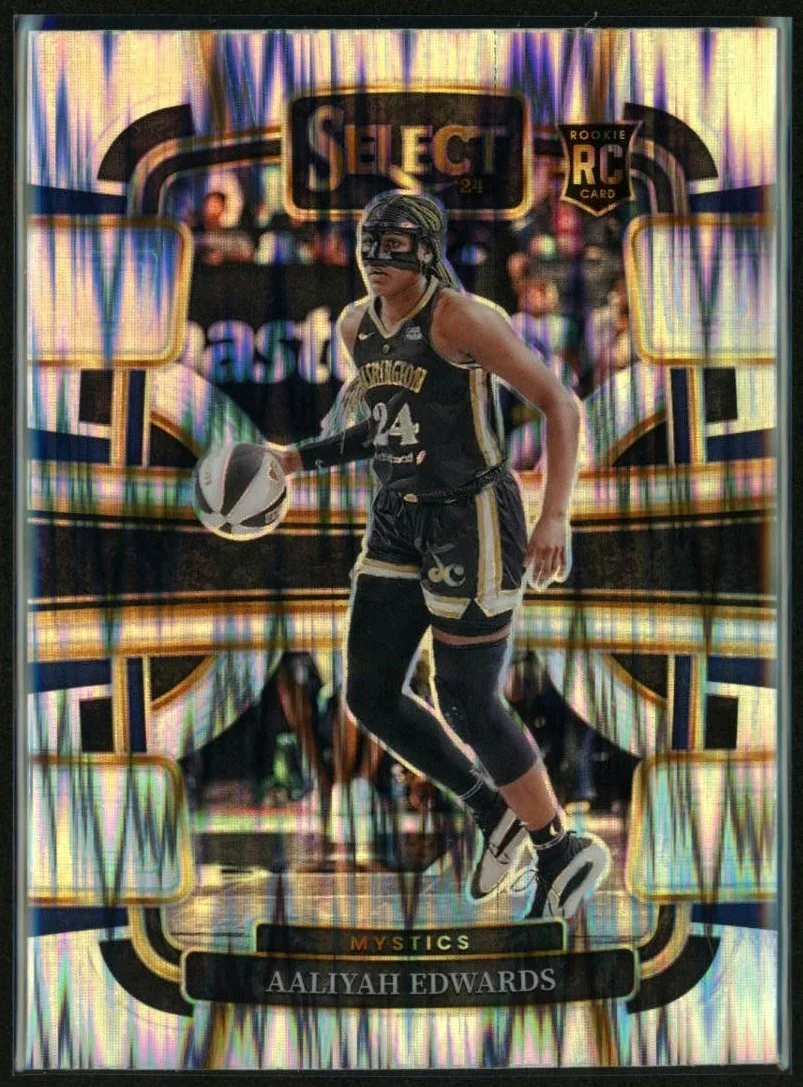 2024 Panini Select #36 Aaliyah Edwards Silver Flash Prizm