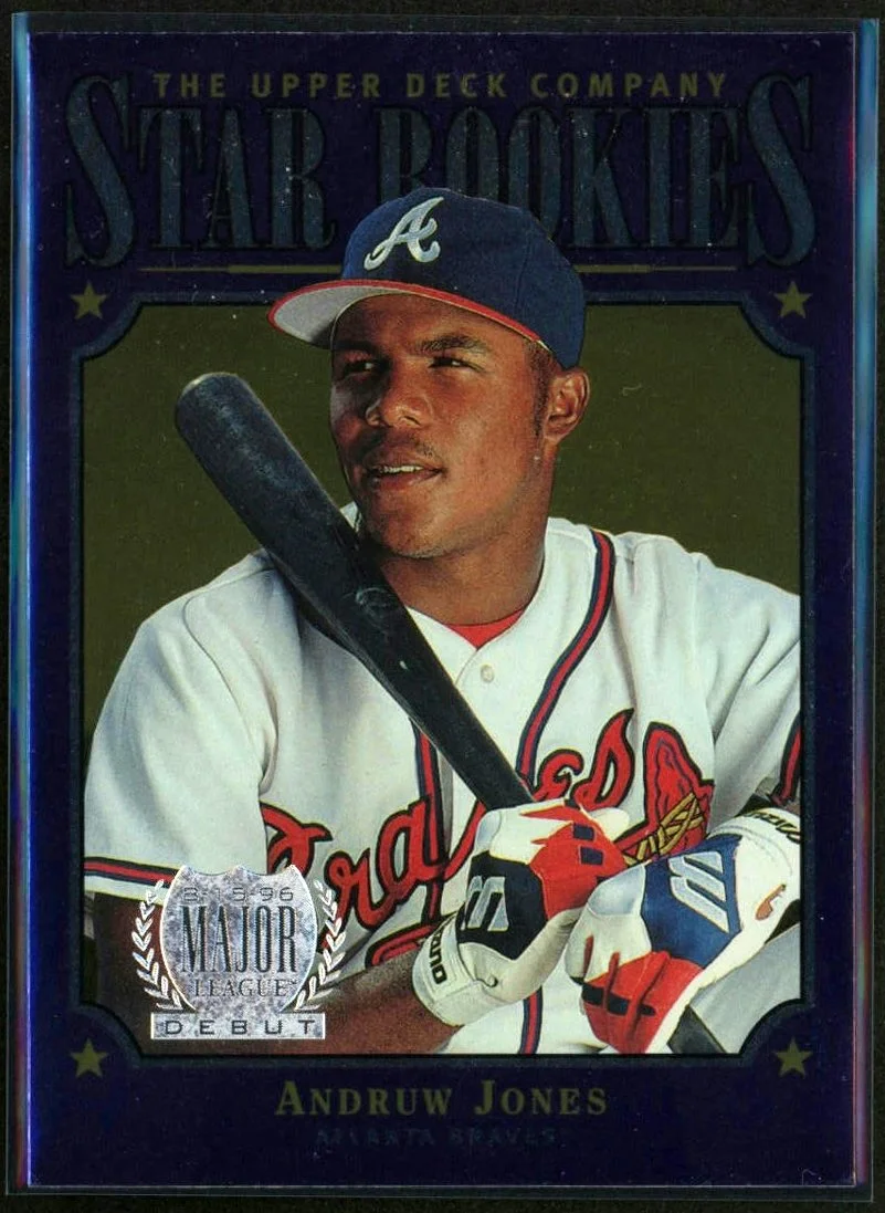1996 Upper Deck #240  Andruw Jones Star Rookies RC