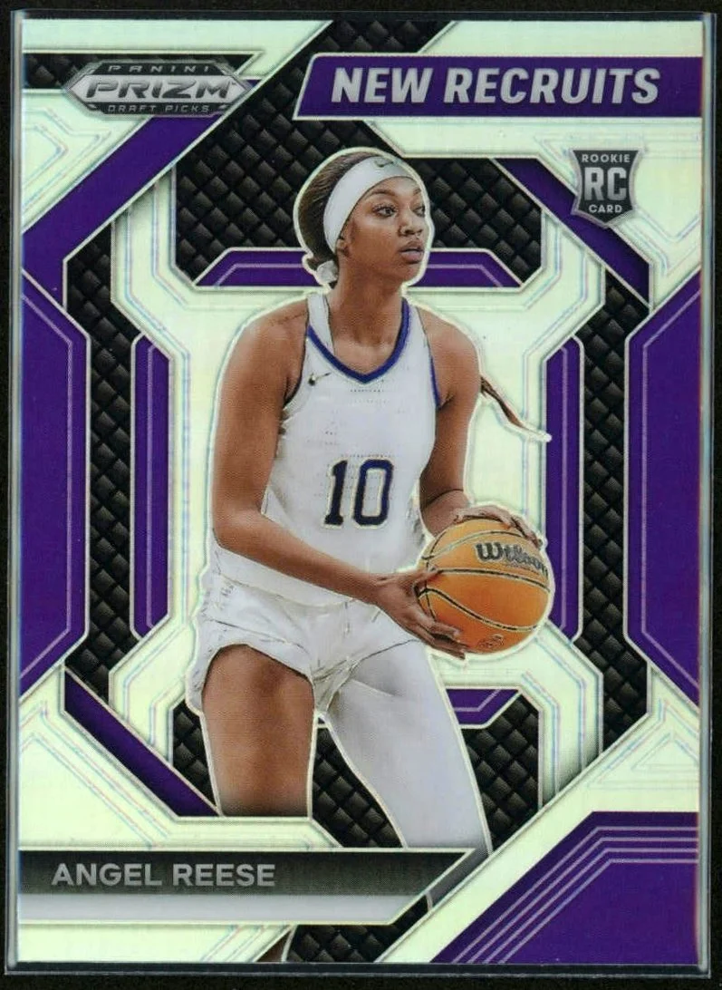 2024 Panini Prizm Draft Picks #24 Angel Reese New Recruits Silver Prizm