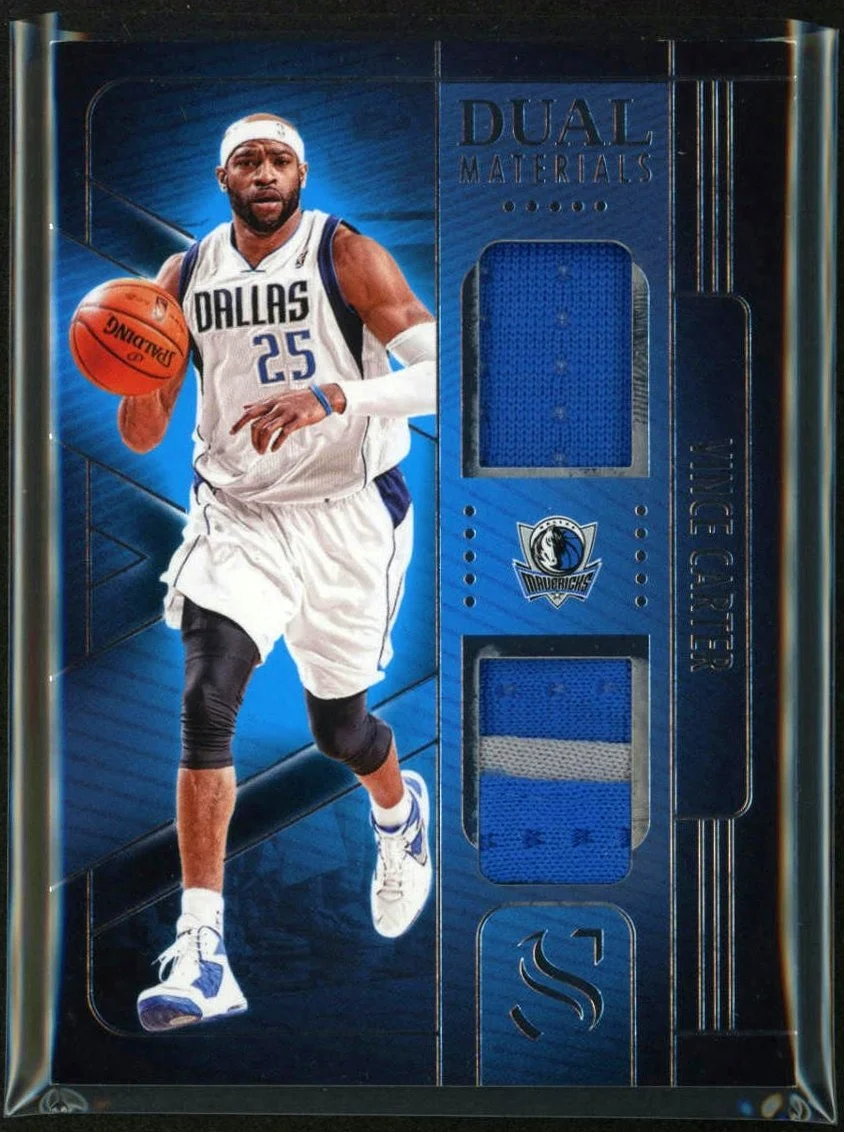 2024-25 Panini Silhouette Dual Materials #DMA-VCA Vince Carter