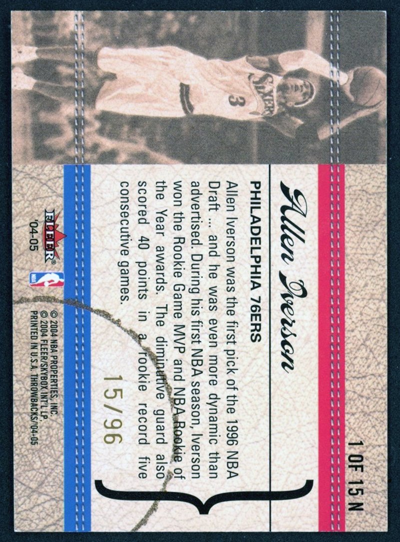 2004 Fleer Throwbacks Gold #1 N Allen Iverson_2.jpg