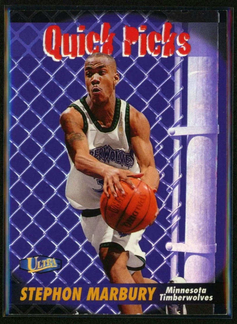 1997-98 Fleer Ultra #1 QP Stephon Marbury Quick Picks