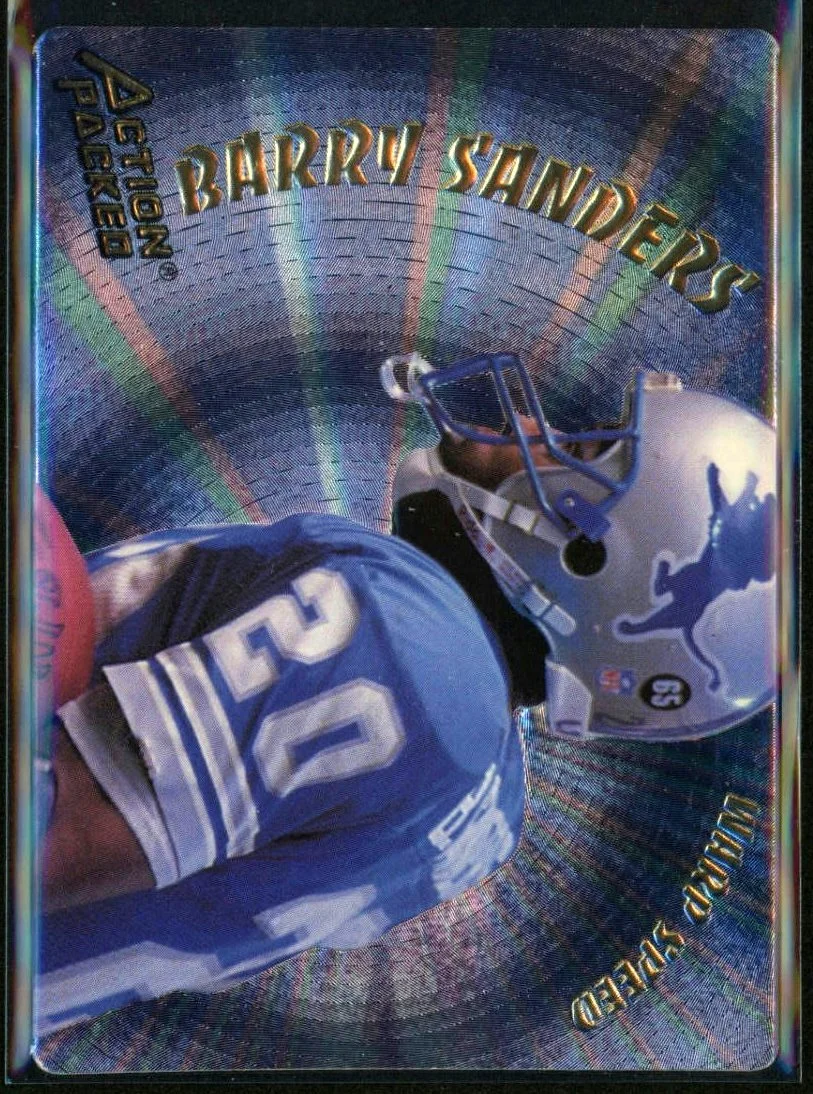 1994 Action Packed #WS2 Barry Sanders Warp Speed