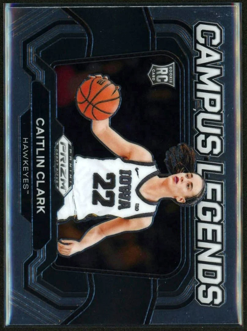 2024 Panini Prizm Draft Picks #5 Caitlin Clark Campus Legends