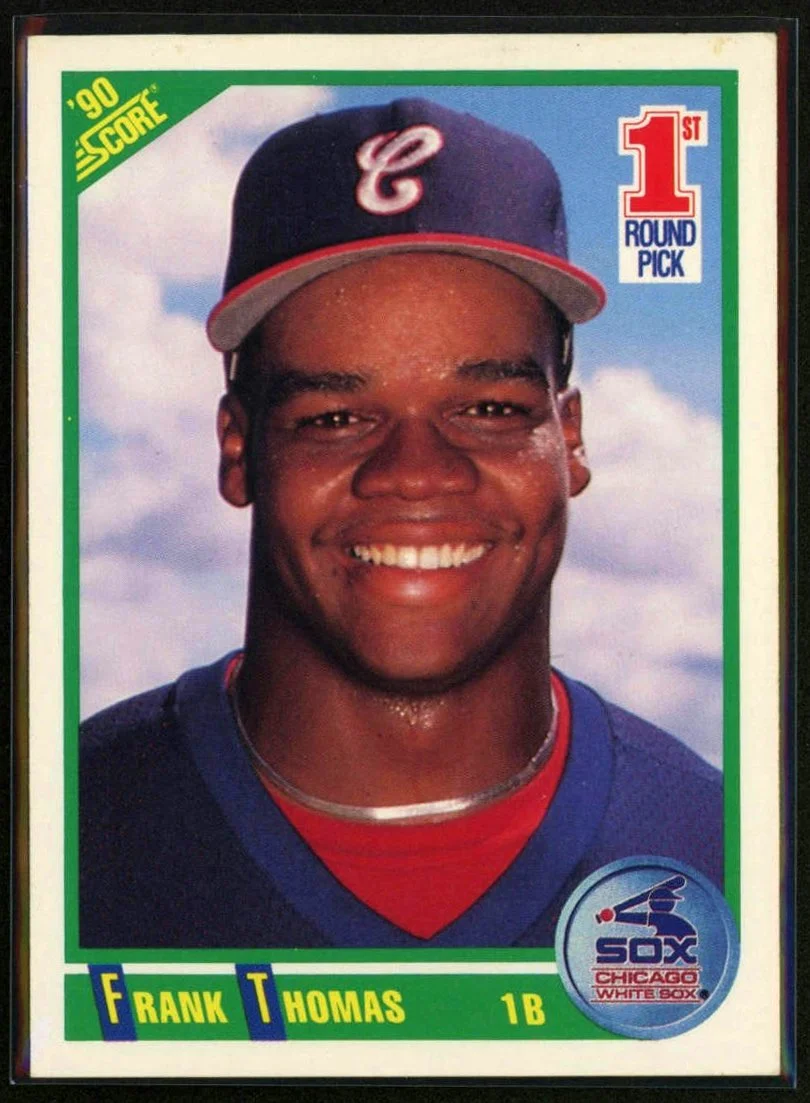 1990 Score #663 Frank Thomas RC  *small crease
