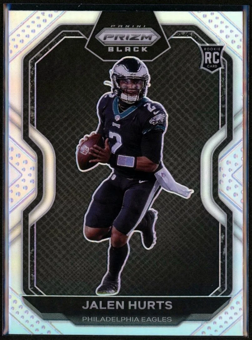 2020 Panini Chronicles Prizm Black-Silver #PB-19 Jalen Hurts
