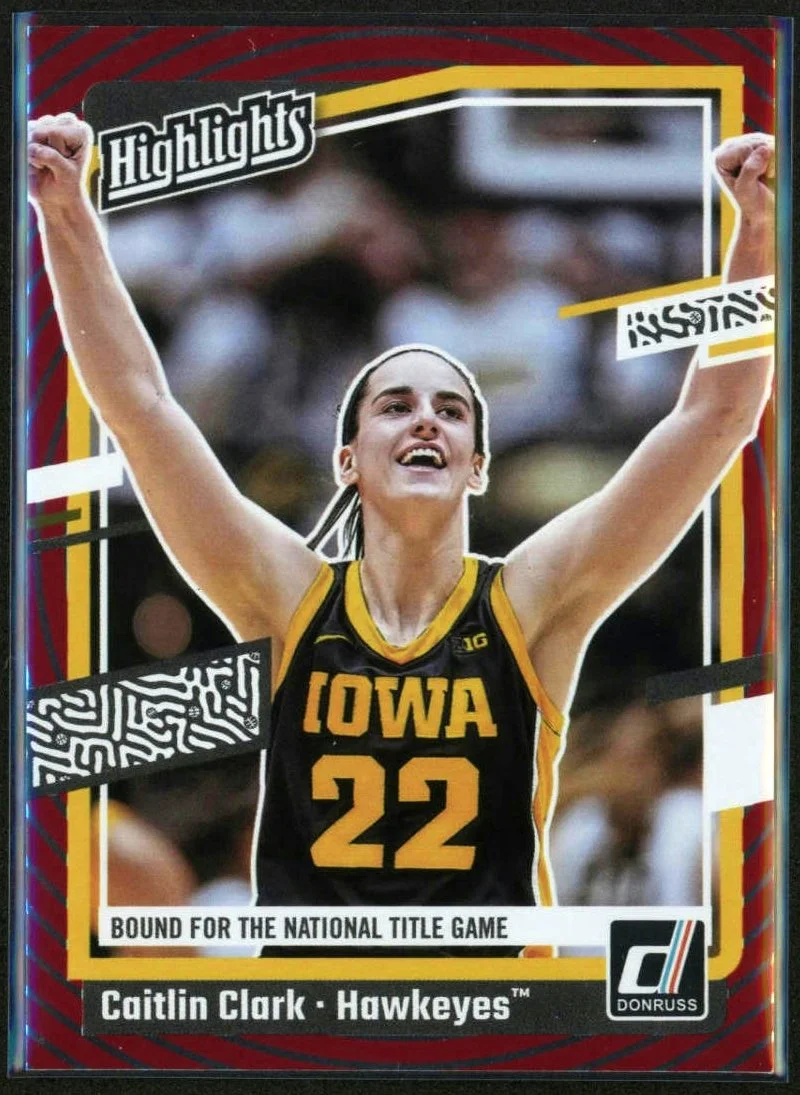 2023-24 Panini Caitlin Clark Collection #H9 Caitlin Clark Red Foil