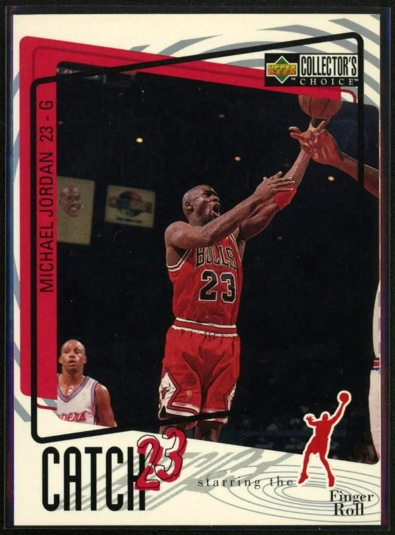 1997 Upper Deck Collector's Choice #187 Michael Jordan Catch 23