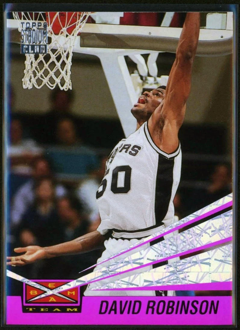 1993 Topps Stadium Club #13 Beam Team David Robinson