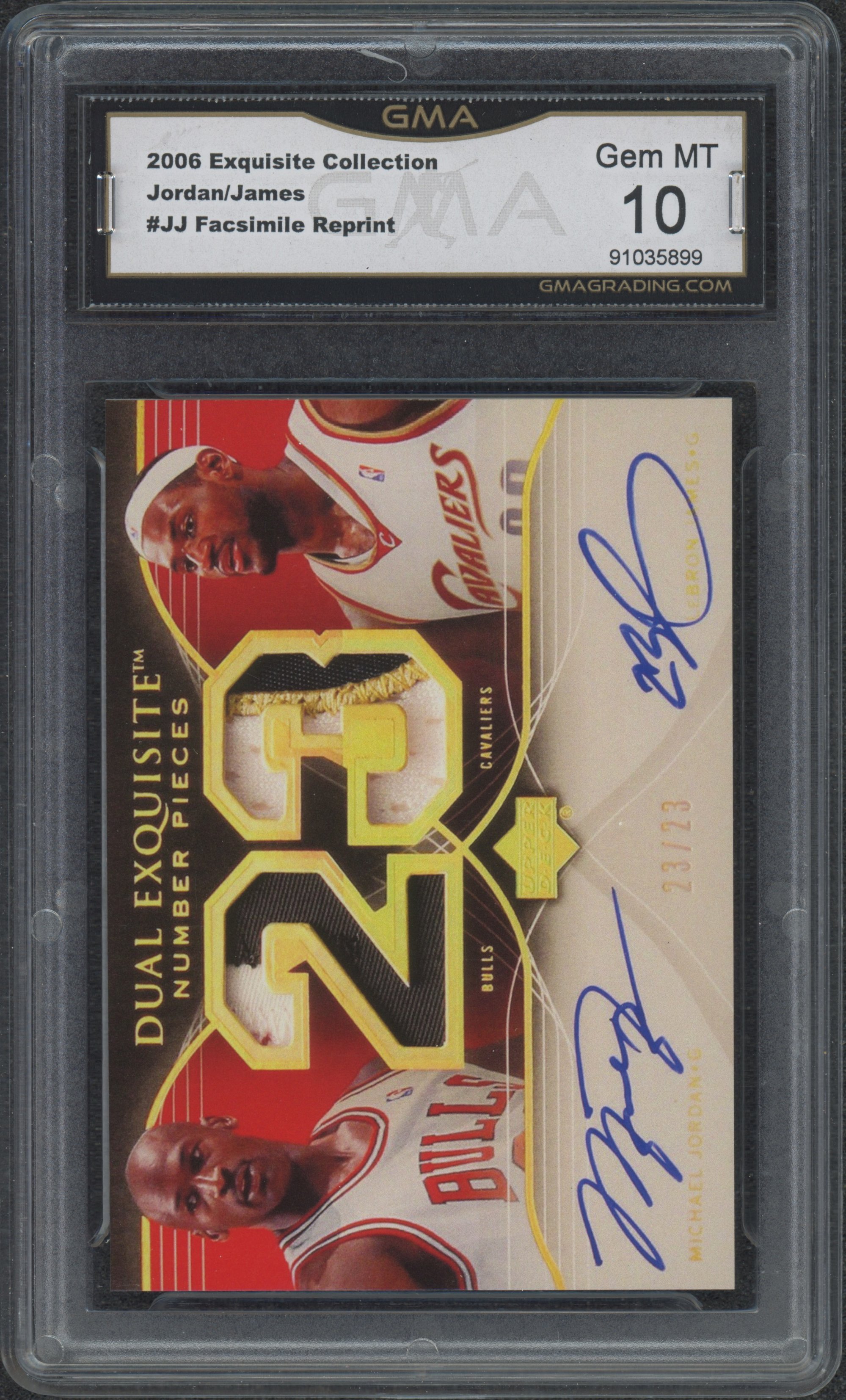 2006 Exquisite Collection Jordan:James #JJ Facsimile Reprint GMA 10_1.jpeg