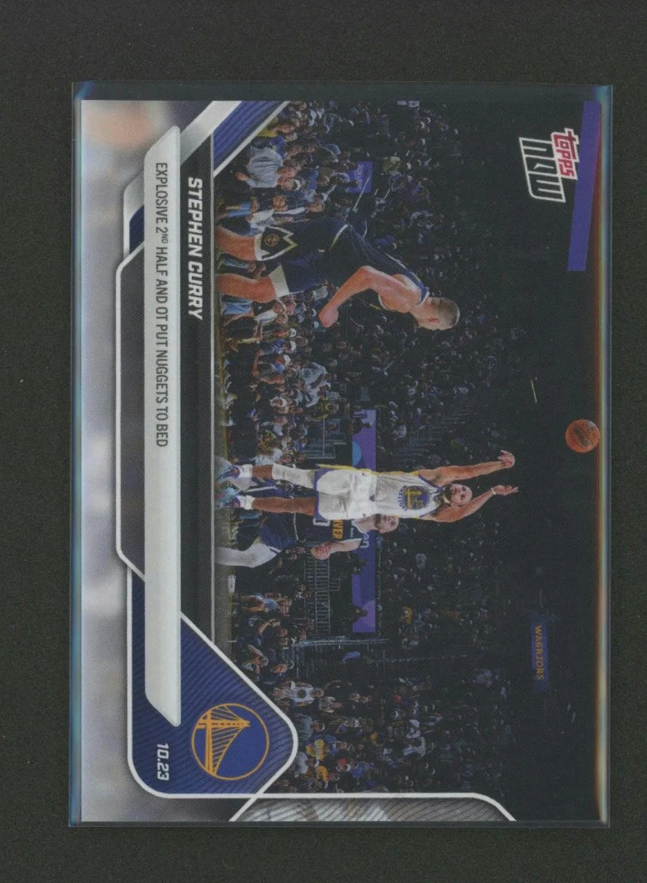 2025 Topps Now #22SP Stephen Curry Variation