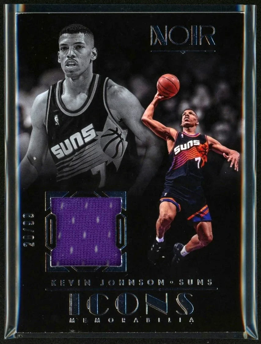 2017-18 Panini Noir Icons #IM-KJ Kevin Johnson 28/99