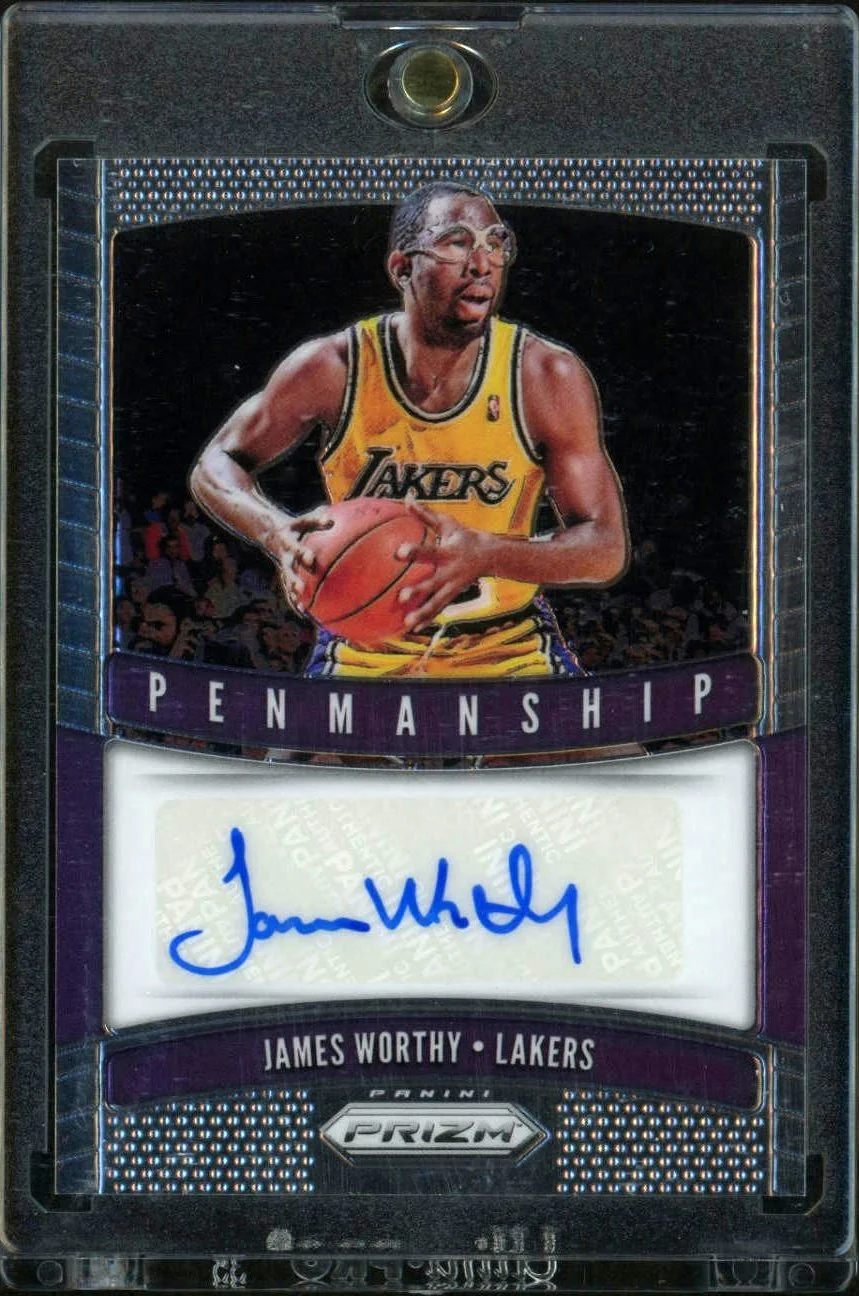 2019-20 Panini Prizm Penmanship Prizms Silver #39 James Worthy