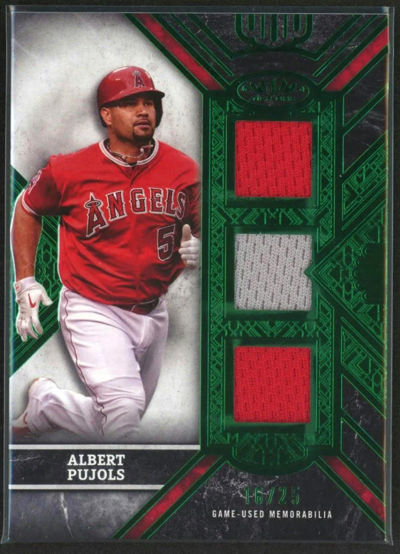 2025 Topps Tier One Triple Relics #T1TR-AP Albert Pujols 16/25