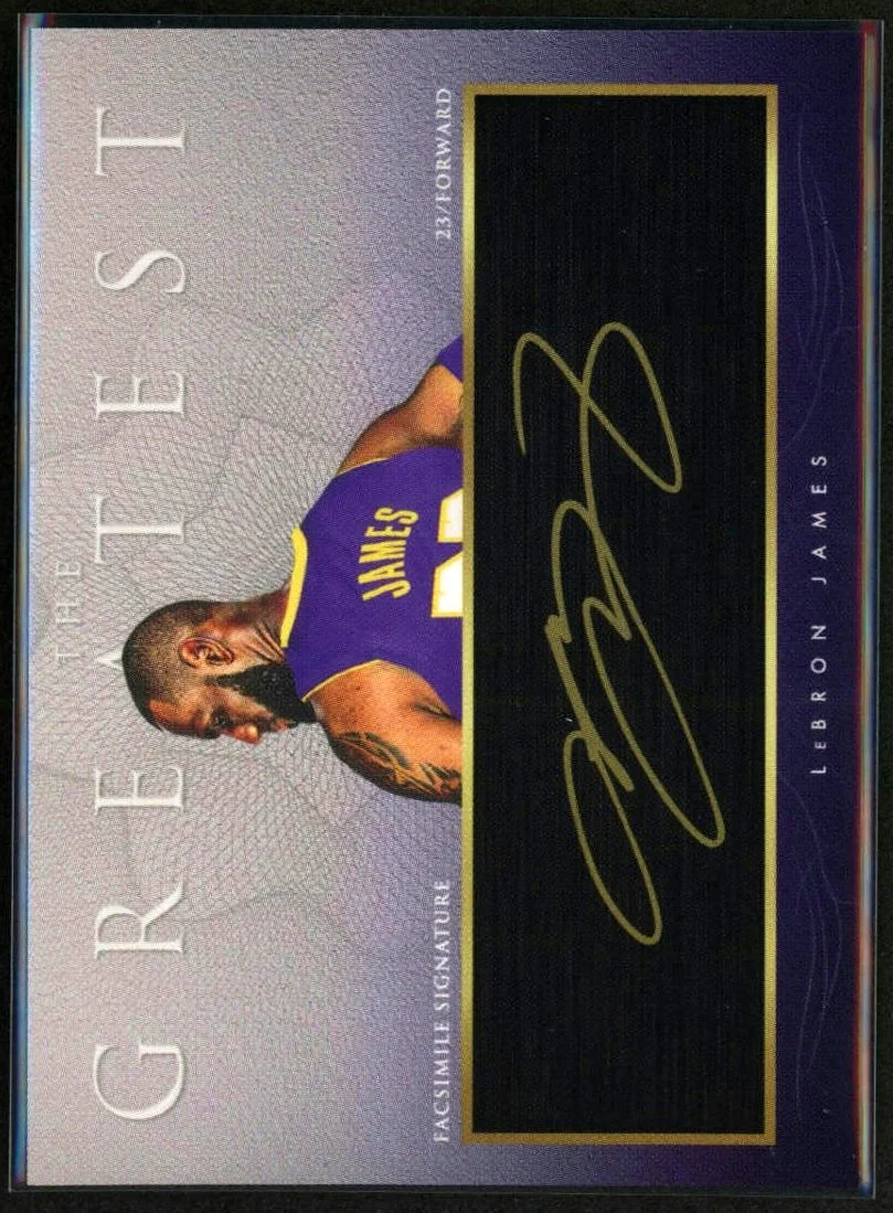 The Greatest LeBron James Facsimile Reprint Card