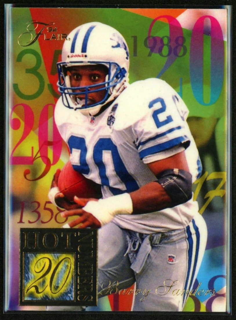 1994 Flair #11 Barry Sanders Hot Numbers