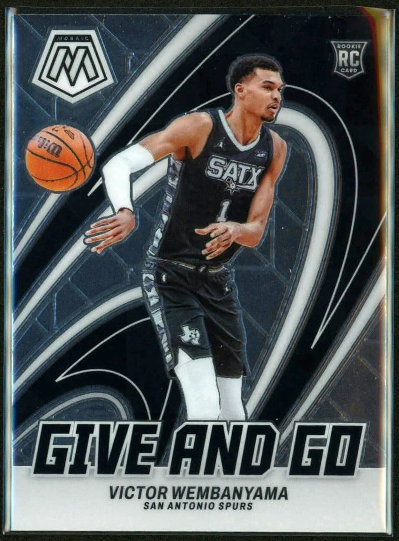 2023-24 Panini Mosaic Give and Go #12 Victor Wembanyama RC